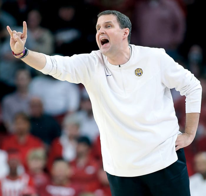 Will Wade in season finale at Bud Walton Arena.